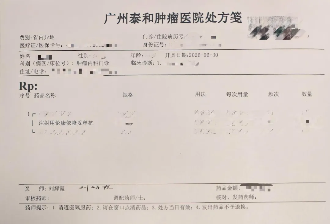 First Iza-Bren prescription issued by GCCC Department of Medical Oncology